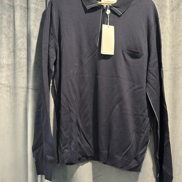 Mason Margiela Merino Wool & Cotton Polo Sweater BRAND NEW WITH TAGS - Picture 1 of 9